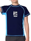 IHU Kinder UV Shirt UPF 50+ Jungen Badeshirt Schwimmshirt