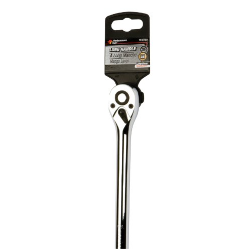 Performance Tool W38180 3/8-Inch Drive Long PT Handle Ratchet, Silver, Long Handle - Image 3