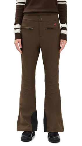 Perfect Moment, High-Waist Aurora Flare Ski Pant, S, Chocolate