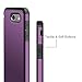 J&D ArmorBox Dual Layer Hybrid Shock Proof Protective Rugged Case for Samsung Galaxy J3 Emerge/J3 2017/J3 Prime - Purple