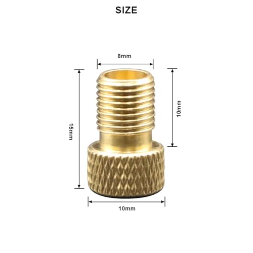 Adaptateur de valve pour pneu de vélo embout de roue bicyclette vtt - 5