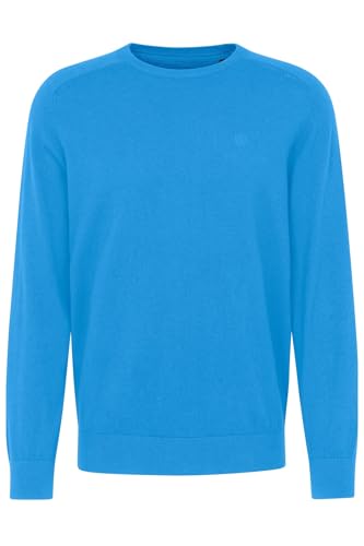 Pull bleu Bugatti 7400-65520b à col rond pour homme en taille L