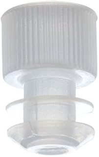 Karter Scientific 207Q3 Test Tube Cap, Flange Type, 12mm, Neutral Color (Pack of 25)