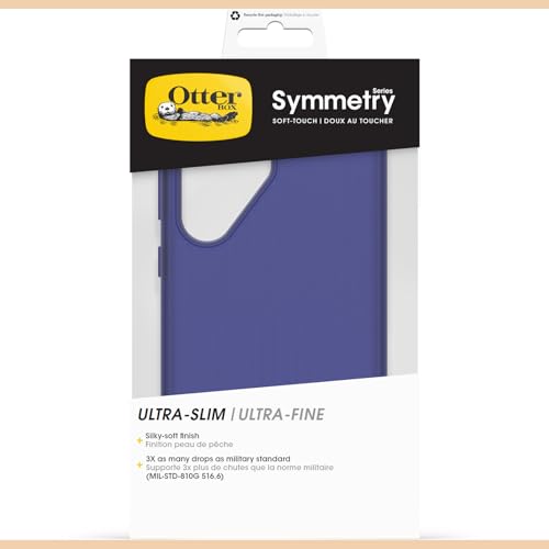 OtterBox Symmetry Soft Touch Hülle für Samsung Galaxy S25 Ultra, Blau – Ansicht 5