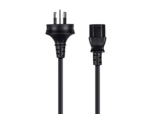 Monoprice 101308 6-Feet 18Awg Australia Power Cord Cable, Black (Discontinued By Manufacturer) #TOP1