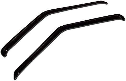 Tuningpros WV-740 Outside Mount Window Visor Deflector Rain Guard Dark Smoke 2-pc Set, Compatible with 2003-2008 Subaru Forester