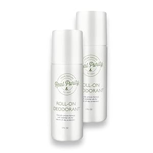 Real Purity, (2 Pack) Roll-On Deodorant
