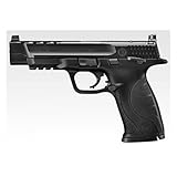 Pistola de Airsoft de Gas blowback M&P 9L PC Ported en Color Negro de la Marca y Fabricante japonés Tokyo Marui. Potencia  1 J