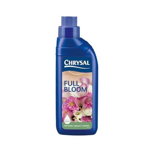 Chrysal Full Bloom Liquid Flower Food - Clear, Concentrated for Flower Arrangements & Bouquets - Mix with Water - Ideal Florist Supplies & at-Home Use - 500mL Bottle (500ml) (1 Pack)