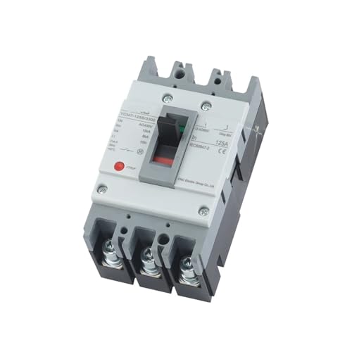 Interruptor solar y disyuntor de caja moldeada 3P 125A para protección de motor 5