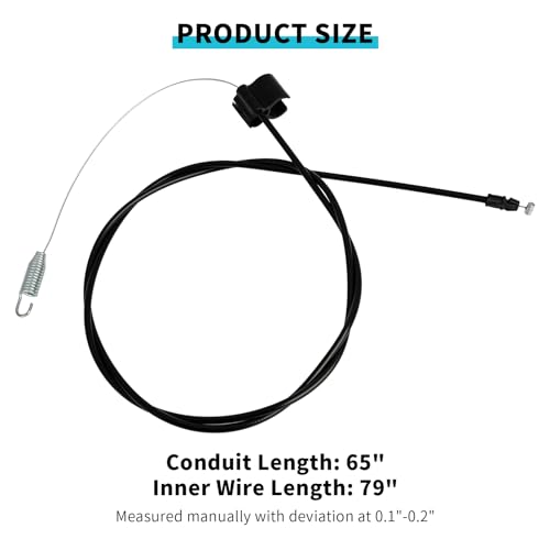 IDEASURE 746-04728 946-04728 Single Speed Drive Cable Compatible with MTD Craftman Troy-Bilt TB200 TB210 TB430 Lawn Mower, Replaces 746-04728A, 946-04728A
