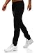 Produktbild BOLF Herren Jogginghose Sporthose Trainingshose Jogger Sweathose Fitnesshose Jogpants Fußballhose Sweatpants Beinabschluss Pants Baumwolle Slim Fit J.Style XW01 Schwarz XL [6F6]