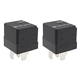 eMagTech 2er Pack Fahrzeugrelais 5 Polig 24v 10a 20a Kompatibel mit 4RD 933 332-09 4RD933332-09 für Autos und Lastwagen