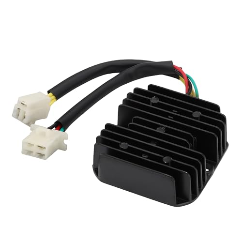 WOOSTAR 6 Pin Voltage Regulator Rectifier Replacement for 1979-1986 CM400 CM450 CH 125cc 150cc 250cc Moped Scooter