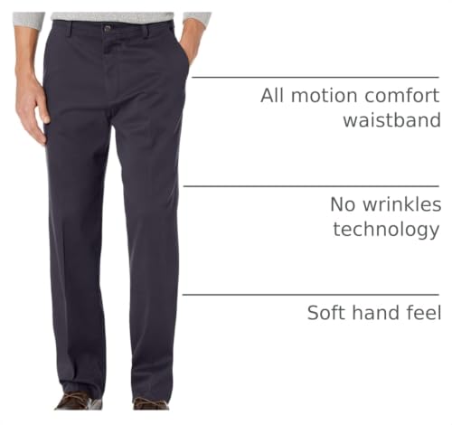 Dockers Men's Classic Fit Easy Khaki Pants (Regular and Big & Tall), Dockers Navy, 32W x 30L - image 4