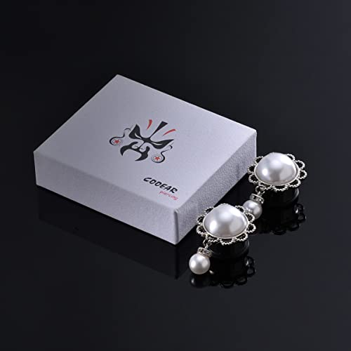 KUBOOZ Pearl Pendant Ear Piercing Jewelry Stainless Steel Tunnels and Plugs Ear Expander Reamer Guages 00g by KUBOOZ - Used condition - Image 7