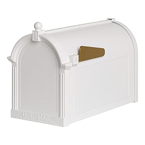 Whitehall Capitol Mailbox - White,Extra Large #TOP18