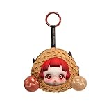 POP MART SKULLPANDA You Found Me！Series Earphone Bag-Pranky Peanut Portable Earbuds Case for Apple, Samsung, JBL, Headphone Earbud Protective Carrying Case Bag