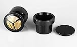 Designandgrace Coffee-4-me Single Cup Sustainable, Drip Coffee, Pour Over, Gold Titanium Coffee Filter. Portable and Suitable For Travel. Swiss Design.
