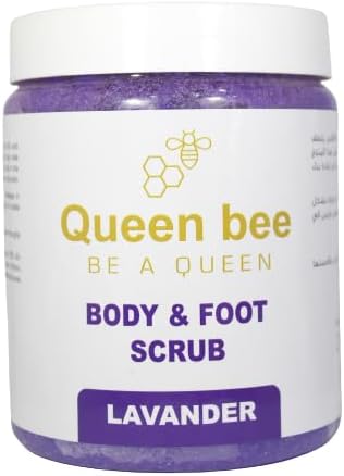 "Queen Bee Pedi Gel Lavender - 1kg | Royal Foot Exfoliation with LAVANDER Infusion for Silky Soft Feet"