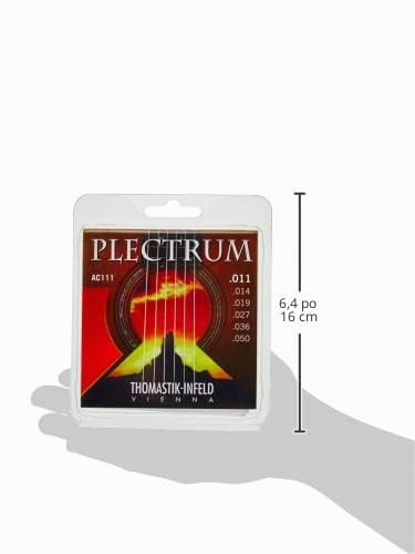 Thomastik-Infeld Plectrum Bronze - AC111 - Jeu de 6 cordes - Guitare acoustique - light - Tirants .011 .014 .019 .027 .036 .050 – vue 5