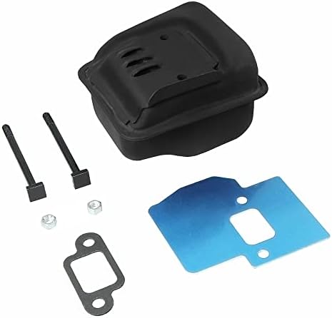 AILEETE Exhaust Muffler Gasket Cooling Plate Bolts Nuts Kit for Stihl 021 023 025 MS210 MS230 MS250 Chainsa…