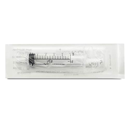 image for BRANDZIG 5ml Oral Syringes - 100 Pack – Luer Slip Tip, No Needle, In