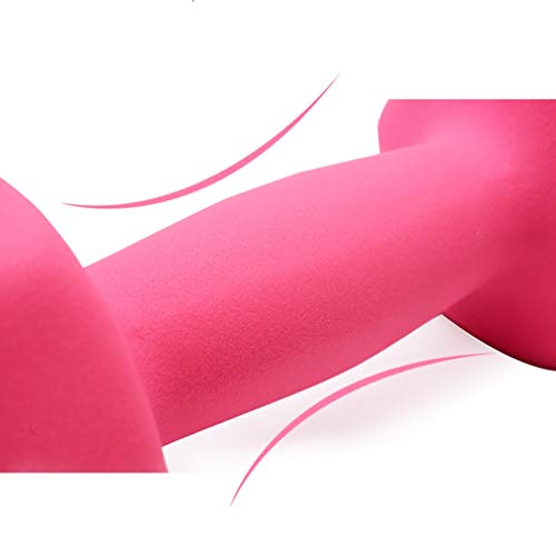 Dumbbell zware gewichten Barbell Matal handvatten for uw krachttraining Home Gym Exercise Equipmen (Color : Pink… - Afbeelding 3