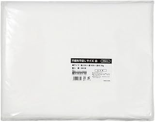 【35cm×45cm】不織布平袋 厚手タイプ (200枚入) 無地 白 ホワイト ギフト用 ラッピング袋 アパレル用 店舗用 小売用 業務用 ハンドメイド まとめ買い