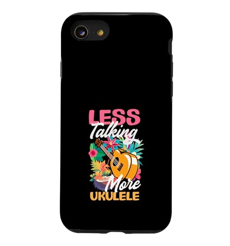 Less Talking More Ukulele ��������n���C�A���~���[�W�b�N�v���[���[ �X�}�z�P�[�X iPhone SE (2020) / 7 / 8 �p