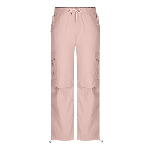 Men's Casual Cargo Pants Drawstring Athletic Jogger Sweatpants Lightweight Outdoor Hiking Travel Pant with Pockets4