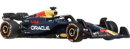 Image of Hot Wheels Premium Formula 1 Collection 1:64 Scale Die-Cast Oracle Red Bull Racing RB20 Vehicle with Real Riders Tires & Metal Body & Chassis