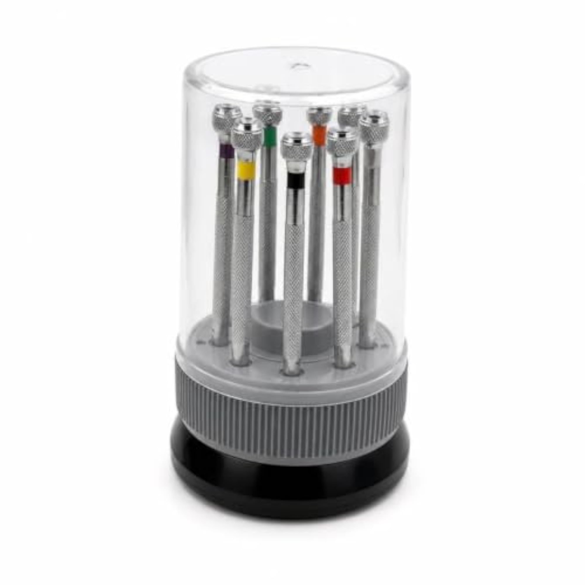 Interchangeable Screwdriver Set with Rotating Stand