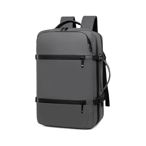 Mochila de Viagem Unissex Grande Mala de Mão Mochila Para Trilha Notebook (CINZA)