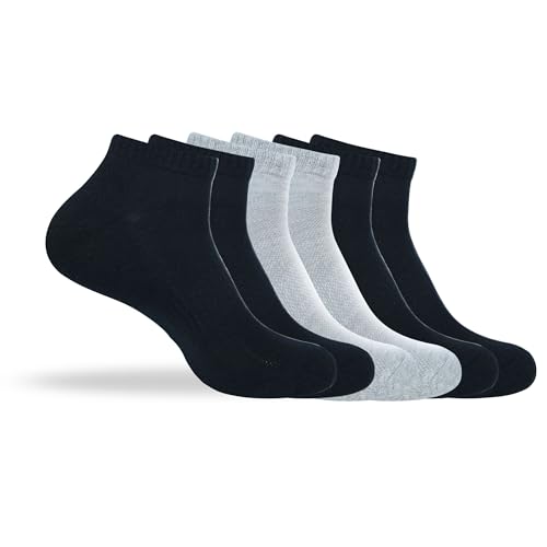 Image of Women's Ankle Socks Thick Cushioned Cotton, Moisture-Wicking socks, Breathable Performance Socks for Running, Sports