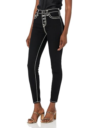 Jean moulant True Religion Hirise denim stretch bleu foncé denim