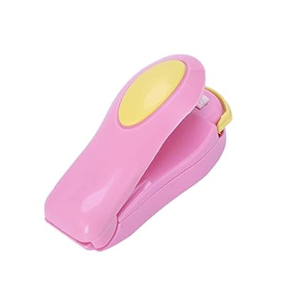 Magic Mart Portable Handheld Mini Heat Sealing Machine Battery, Food Sealer Heat/Impulse Sealer Packing Plastic Bag Tool. (Multi Color)