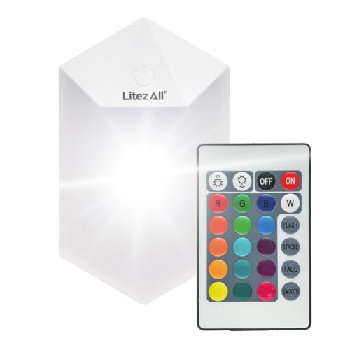 Lampe à prisme RVB LitezAll 26369 contre l'ambiance terne