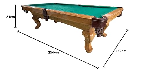 8 Ft. Turnierpoolbillard Billardtisch Pool Billard mit 3cm starken Schieferplatten Modell Webster Nr.11 – Bild 6