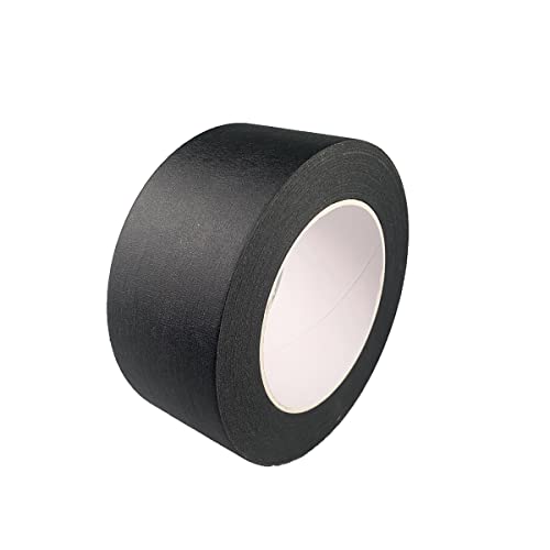Baijixin 2 Inch Black Wide Masking Tape 2 Inch X 55 Yard