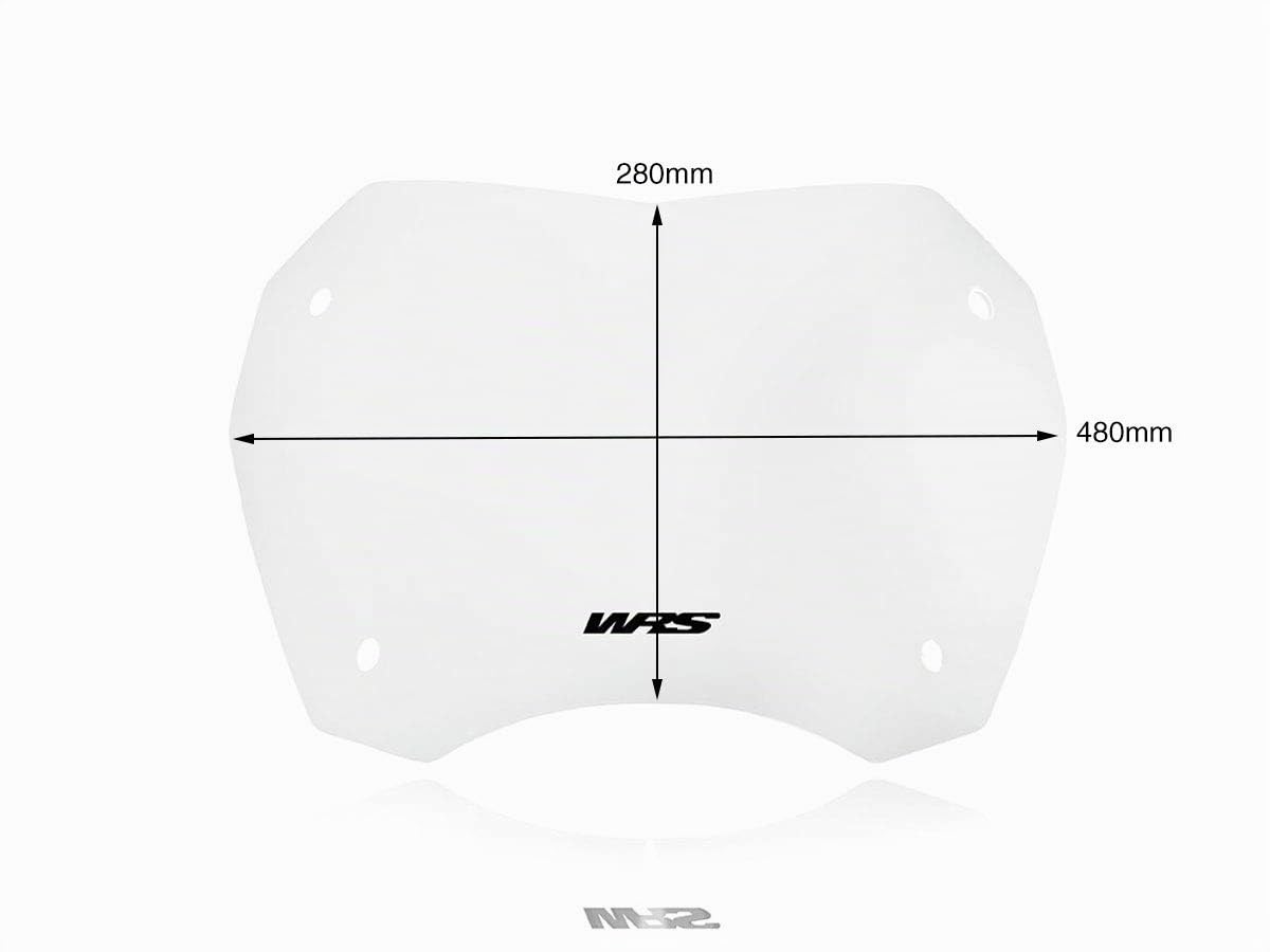 CUPOLINO PARABREZZA SPORT WRS SH 125/150 2017-2019 (Trasparente)