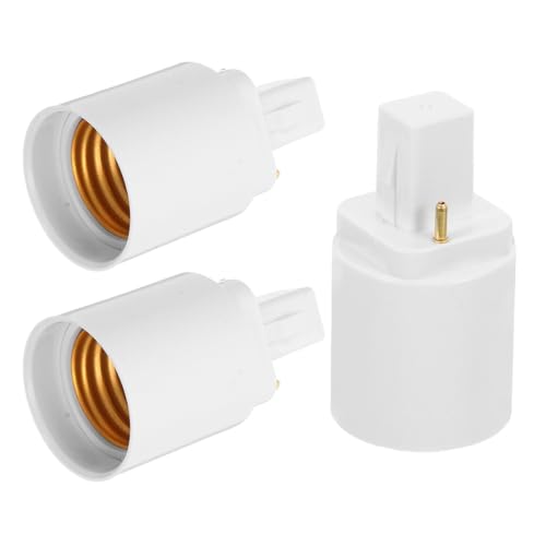 HYTROVE 3 pezzi Convertitore Gd per Lampadine LED Adattatore Base per Lampadine Pin per Installazione Facile in Domestici e Uffici