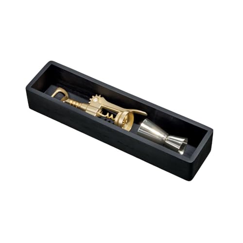 The Home Edit by iDesign Paulownia houten lade organizer, zwart