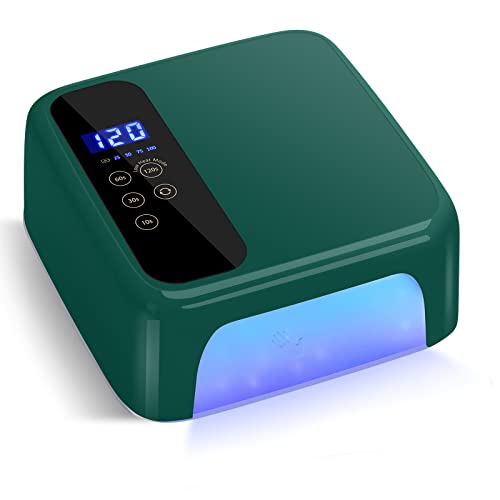 Xttnbm Cordless Uv Led Nail Lamp 72W Professional Nail Dryer With Touch Screen, 36 Uv/Led Beads, 15600Mah Rechargeable Battery, 4 Timers, Auto Sensor, Portable Gel Uv Led Curing Light Lamp For Nails #TOP7