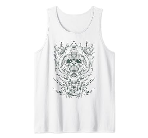Vêtement Ewok Star Wars débardeur géométrique roses t-shirt sans manches