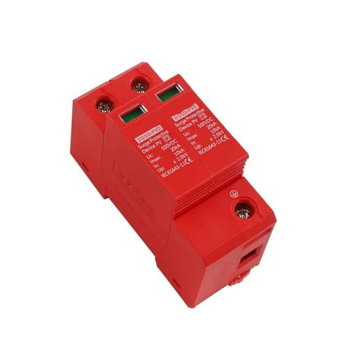 Evite averías en paneles solares con este protector de sobretensiones CC 600V de dos polos 3