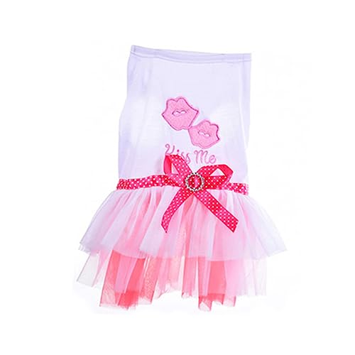 Toddmomy 3 Pecas saia de renda para cachorro vestido de cachorro de estimação doca flutuante de roup