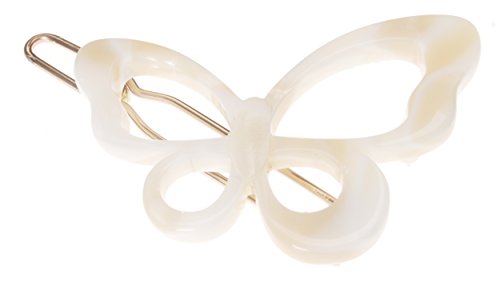 Barrette Papillon France Luxe Petite : Fini les Cheveux qui Glissent Grâce à la Tige Boule