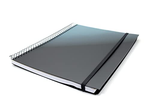 Confetti - Caderno Universitário Splash 1x1 80 Folhas Pautado Capa Cinza