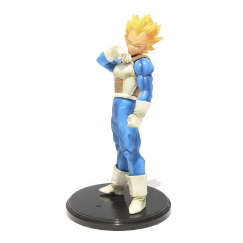 Image of Offo Dragon Ball Z Vegeta Super Saiyan Action Figure 20cm, Premium PVC Anime Collectible for Home Decor, Office Desk & Study Table, Multicolour Gift for Kids & Fans
